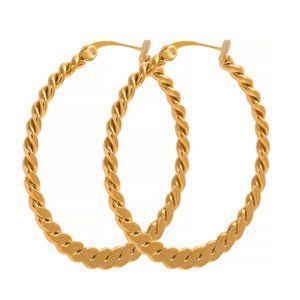 All Twisted Hoop Earrings